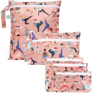 Waterproof Wet Bag B5 Yoga Pals 5pc